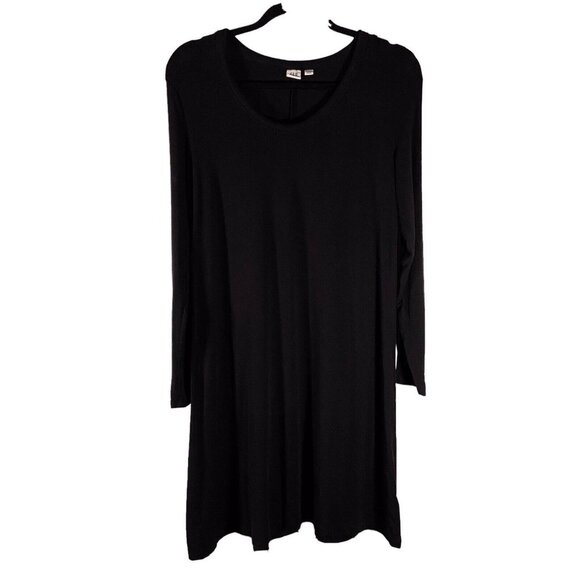 Gap Women Swing Dress Size Medium Knit Long Sleeve Round‎ Neck Stretch Summer - Picture 1 of 6